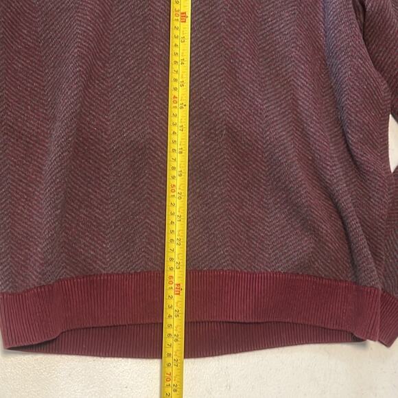 Jos A Bank Red Executive Collection Shawl Collar Men's Sweater Size Large Casual - Picture 5 of 6